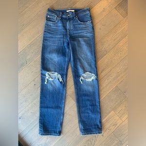Levi’s high waist, “Low Pro” straight Jeans.   NWOT.